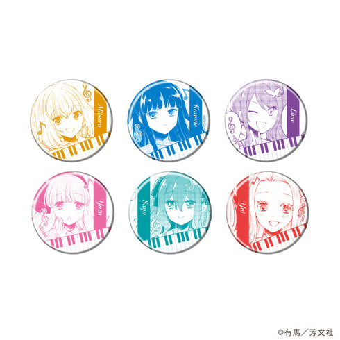 『エイティエイトを2でわって』缶バッジ01/コンプリートセット(全6種)(公式イラスト)